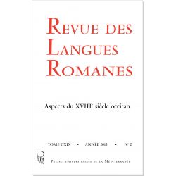 Revue des Langues Romanes Tome 119 n° 2