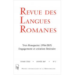 Revue des Langues Romanes Tome 121 n° 2