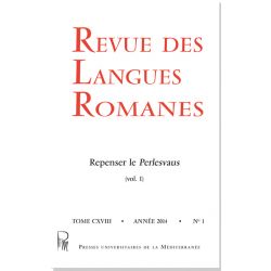 Revue des Langues Romanes Tome 118 n° 1