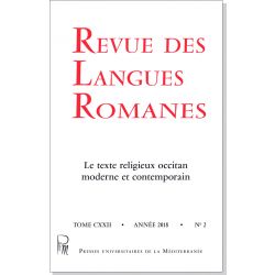 Revue des Langues Romanes Tome 122 n° 2