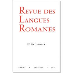 Revue des Langues Romanes Tome 110 n° 2