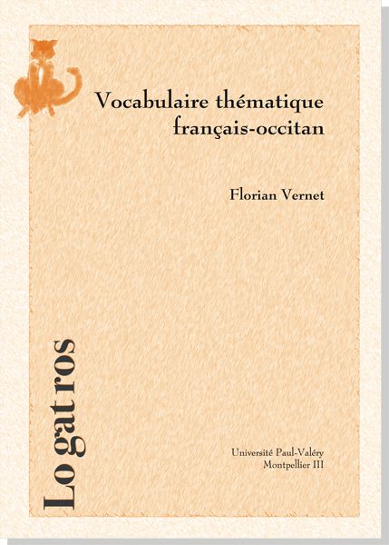 Couverture de Vocabulaire thématique français - occitan (D)
