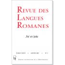 Revue des Langues Romanes Tome 126 n° 2