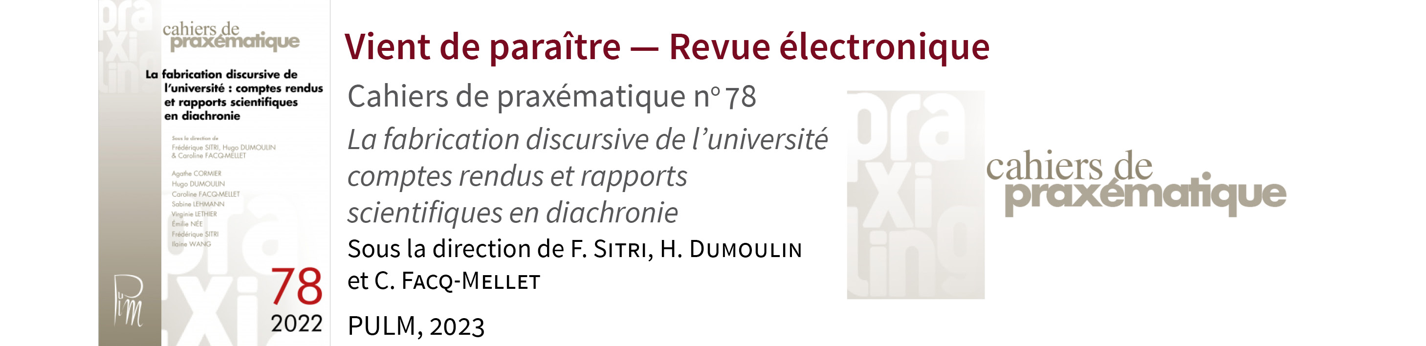 Nouvelle revue électronique