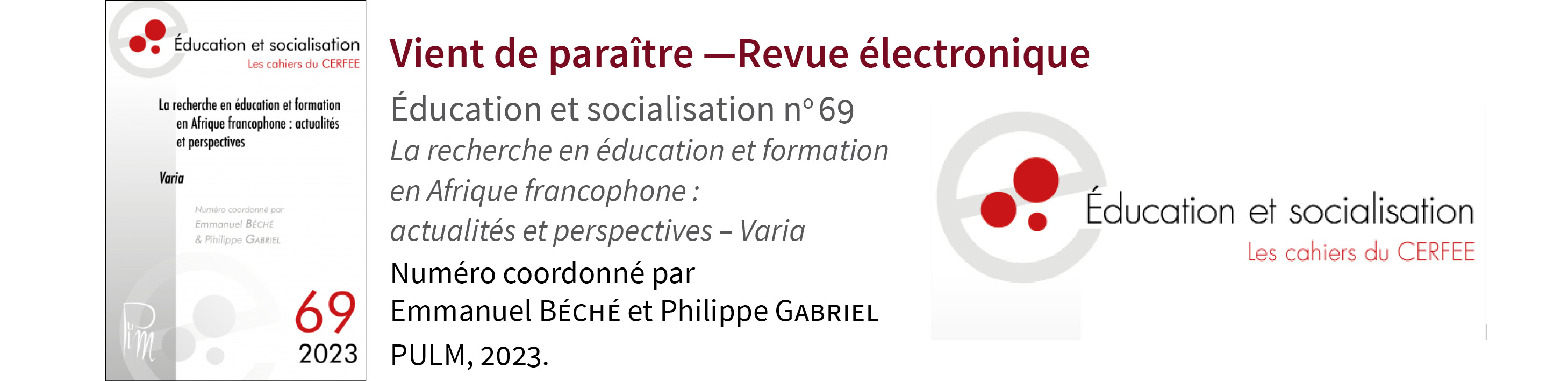 Nouvelle revue électronique