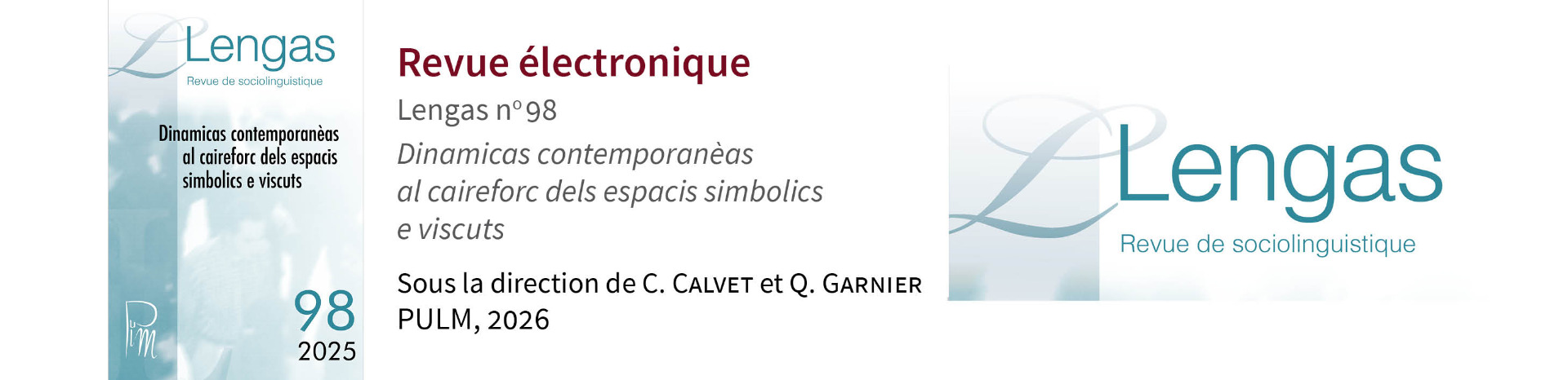 Parution du numéro 98 de la revue Lengas