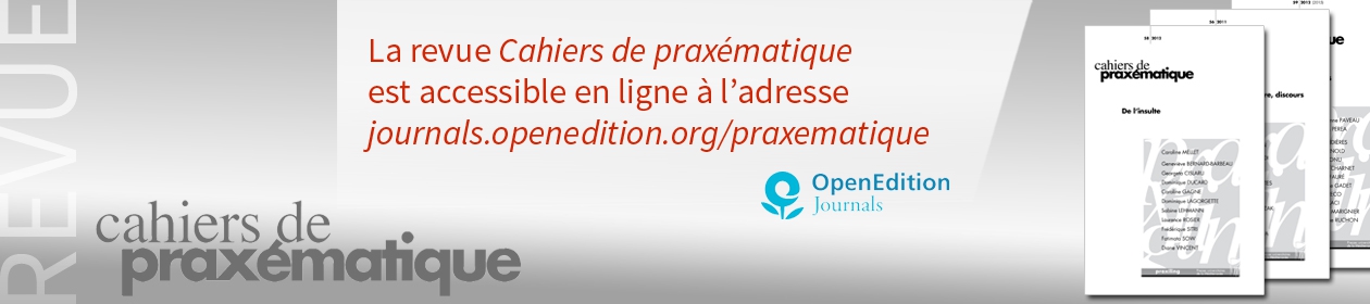 Cahiers de praxématique